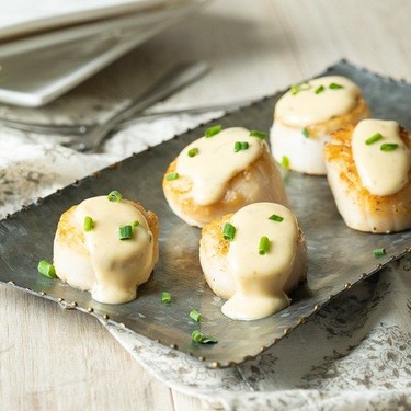 Scallops with Tarragon Cream Sauce Recipe | SideChef
