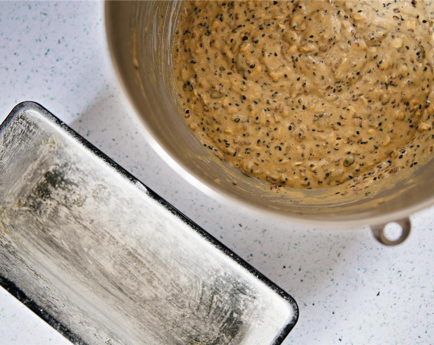 step 7 Prepare a lightly floured loaf pan.