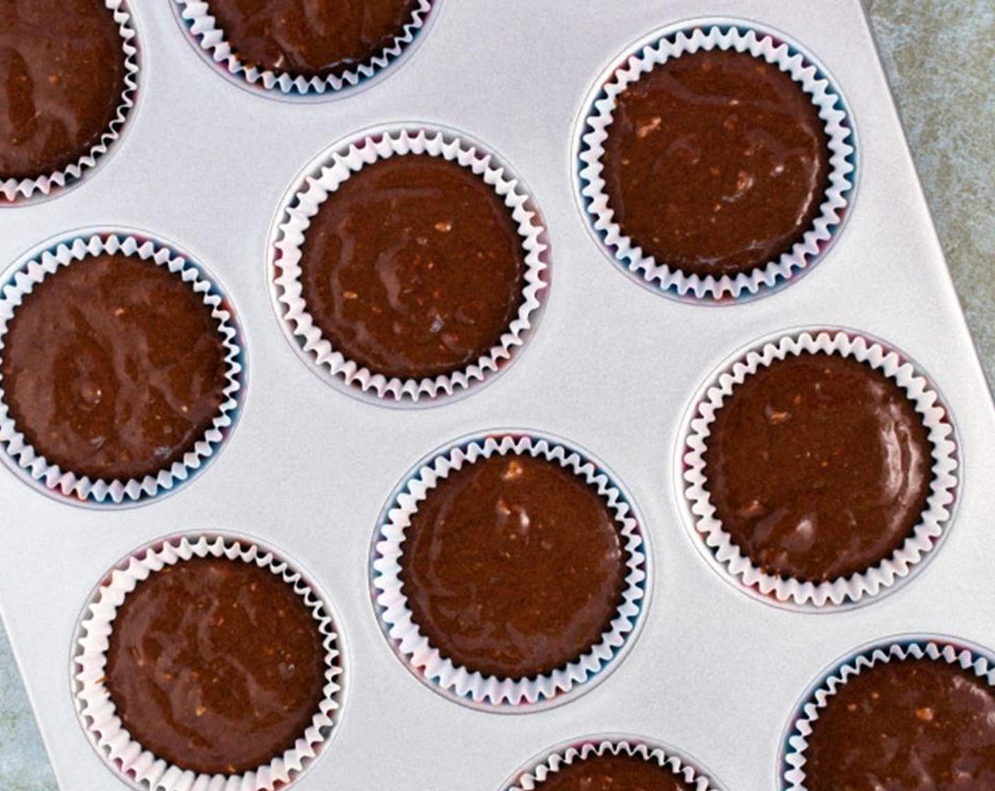 step 1 Bake Chocolate Cake Mix (1 box) according to instructions in muffin form.