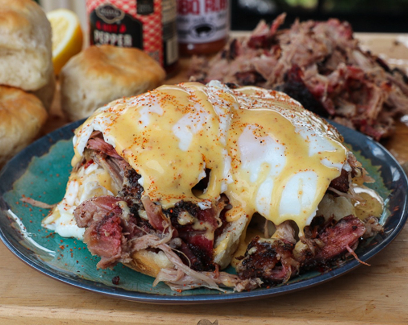 Pulled Pork Benedict