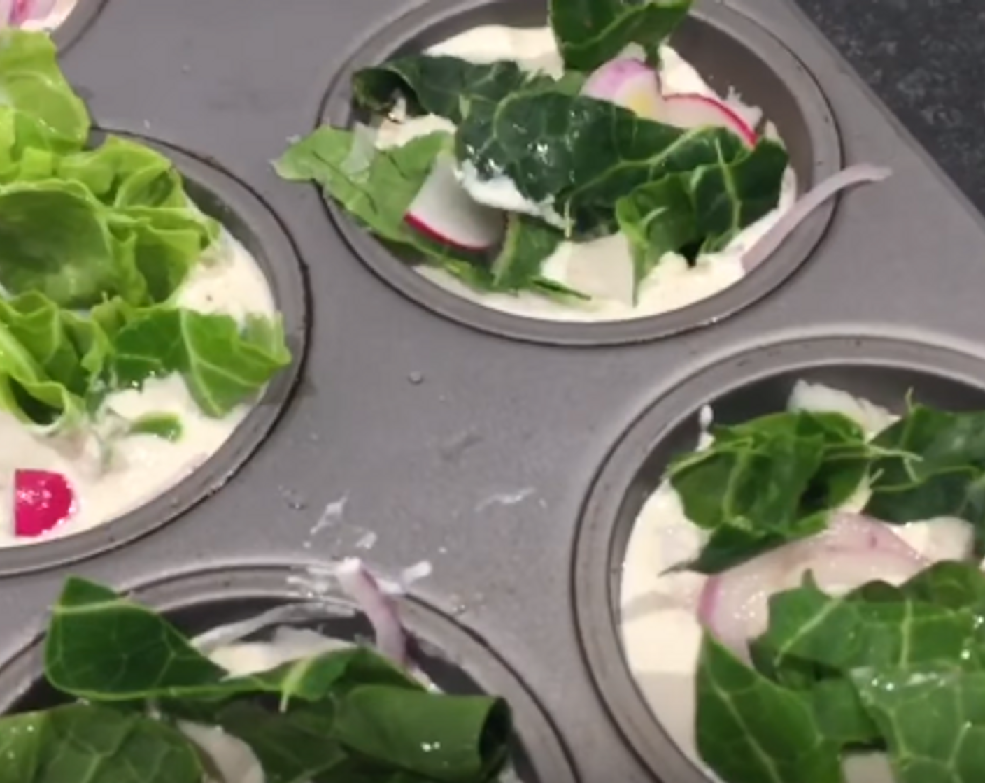 step 2 In a muffin tin, fill 6 muffin cups about 1/3 of the way full with the quinoa blend. Top with bits of your favorite Mixed Vegetables (to taste). Bake at 200 degrees C (400 degrees F) for 25 minutes.