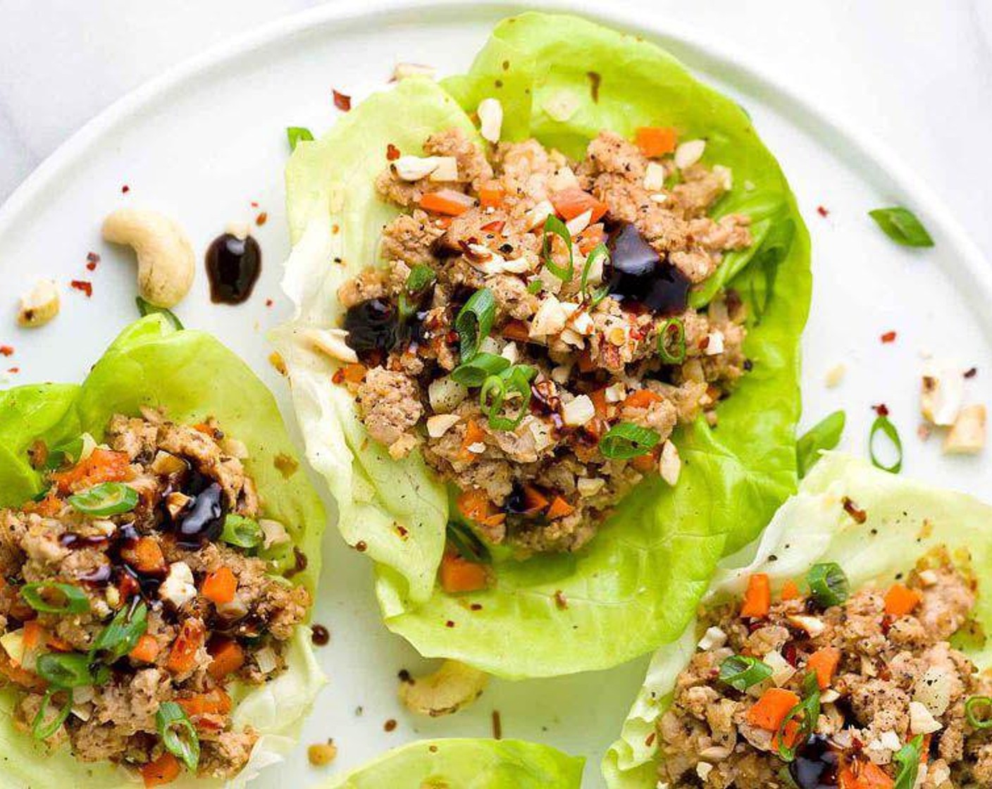 Chinese Lettuce Wraps With Ground Turkey