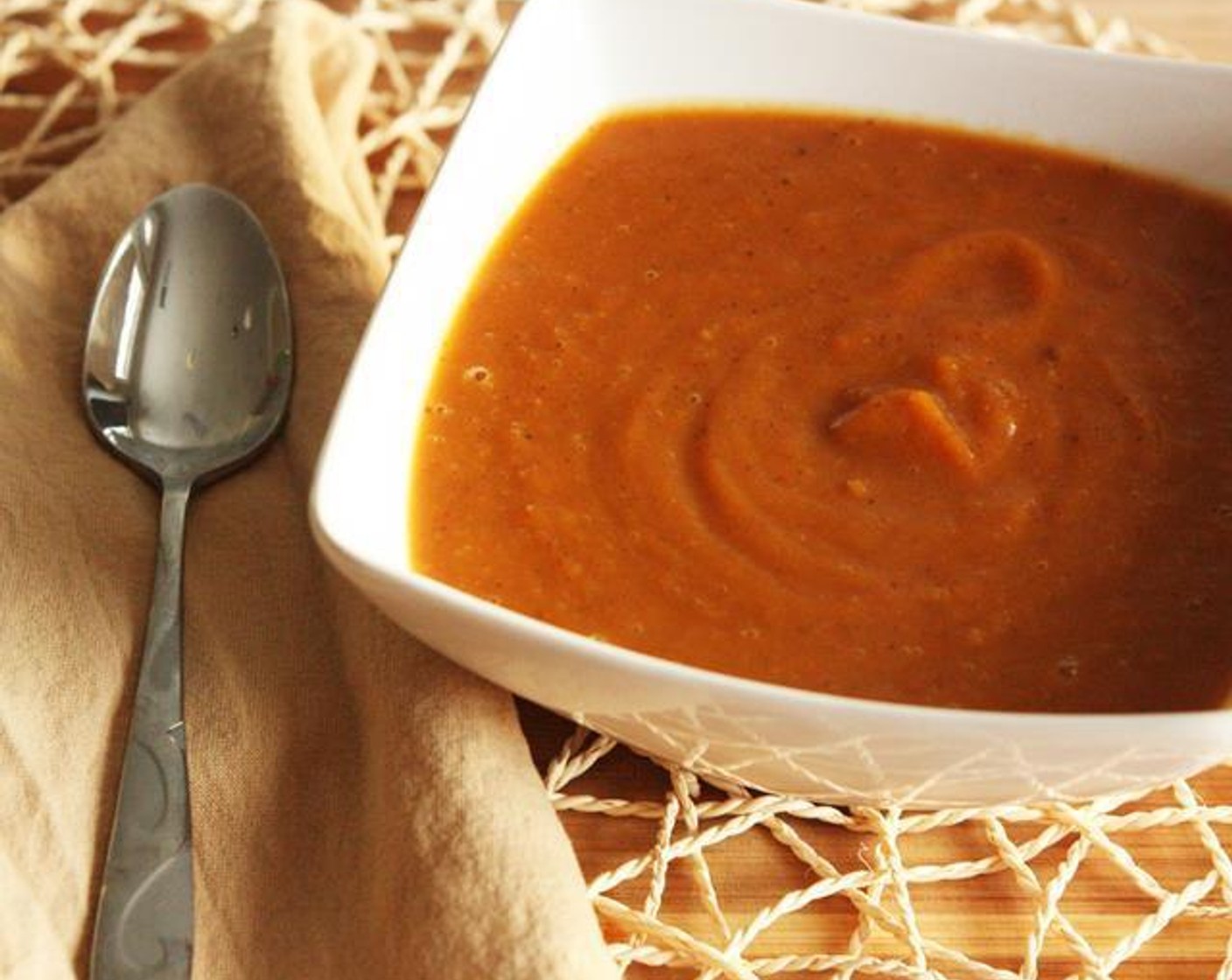 Spiced & Smoky Sweet Potato Soup