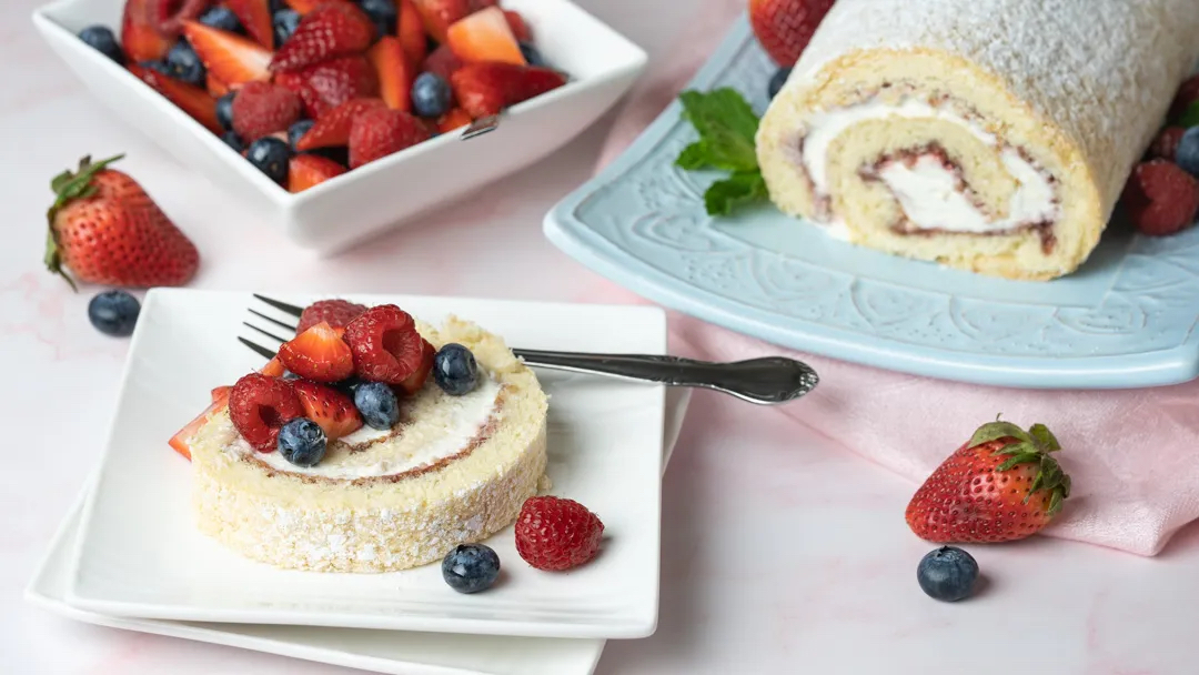 Classic Arctic roll recipe | BBC Good Food