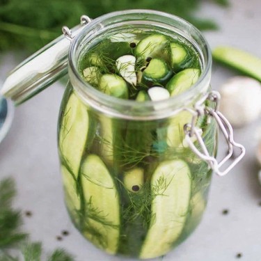Pickled Cucumber with Dill Recipe | SideChef
