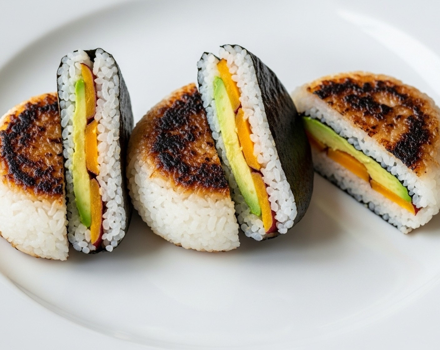 Sweet Potato & Avocado Yaki Onigiri