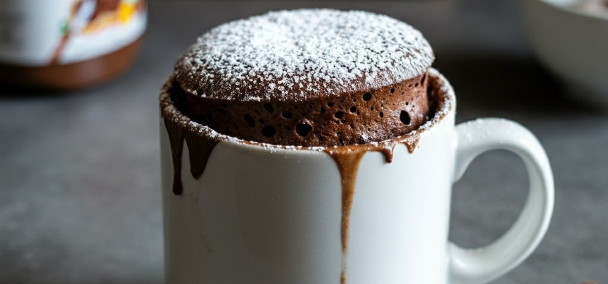 5 Minute Nutella Mug Cake Recipe | SideChef