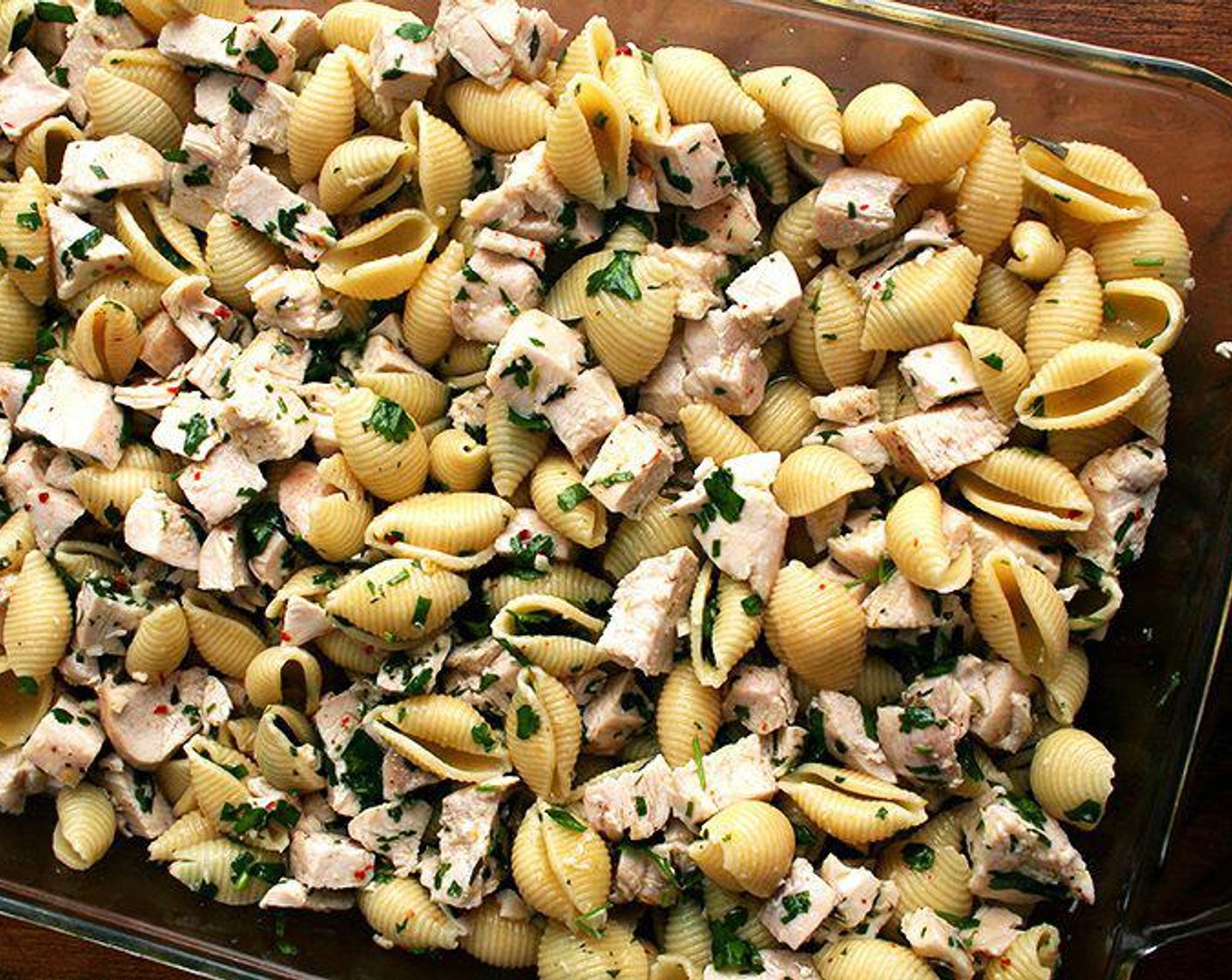 Pasta with Chicken, Lemon and White Wine