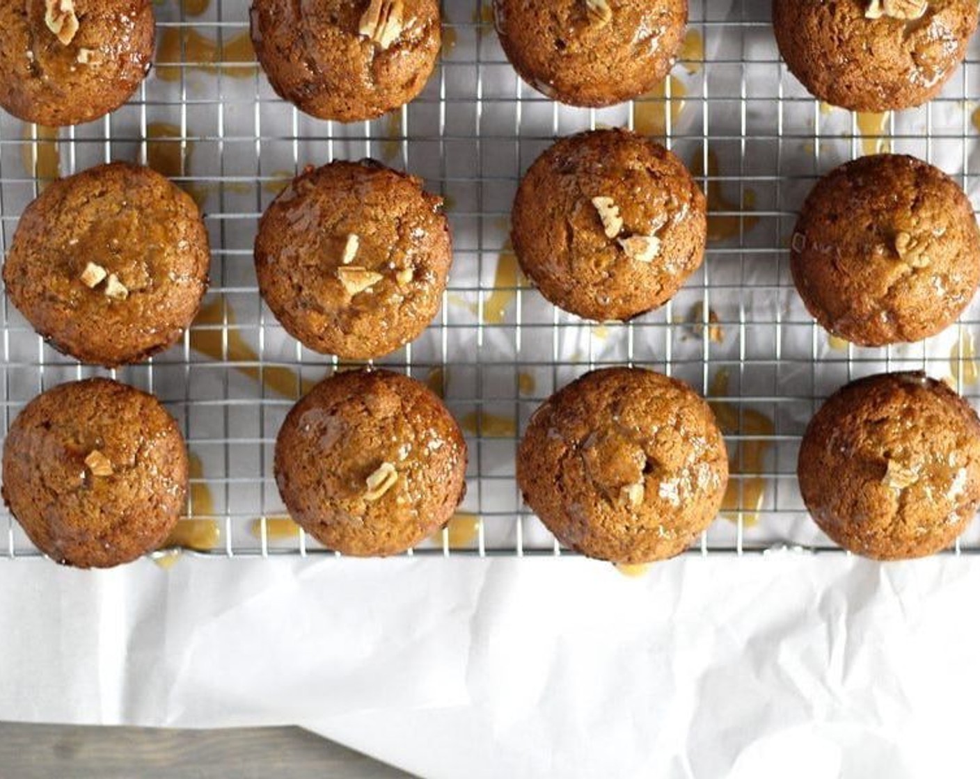 step 7 Remove pan from oven and let rest on a wire rack for 5 minutes. Carefully remove the muffins from the pan and cool on a wire rack.