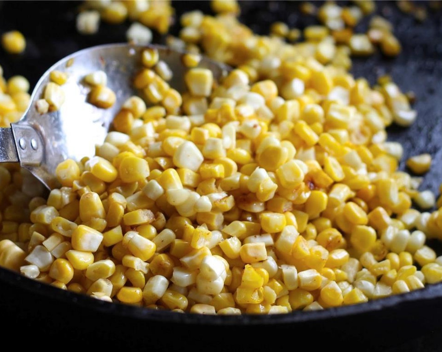 step 2 Cut Corn (3/4 cup) from the cob and brown quickly in the bacon drippings.