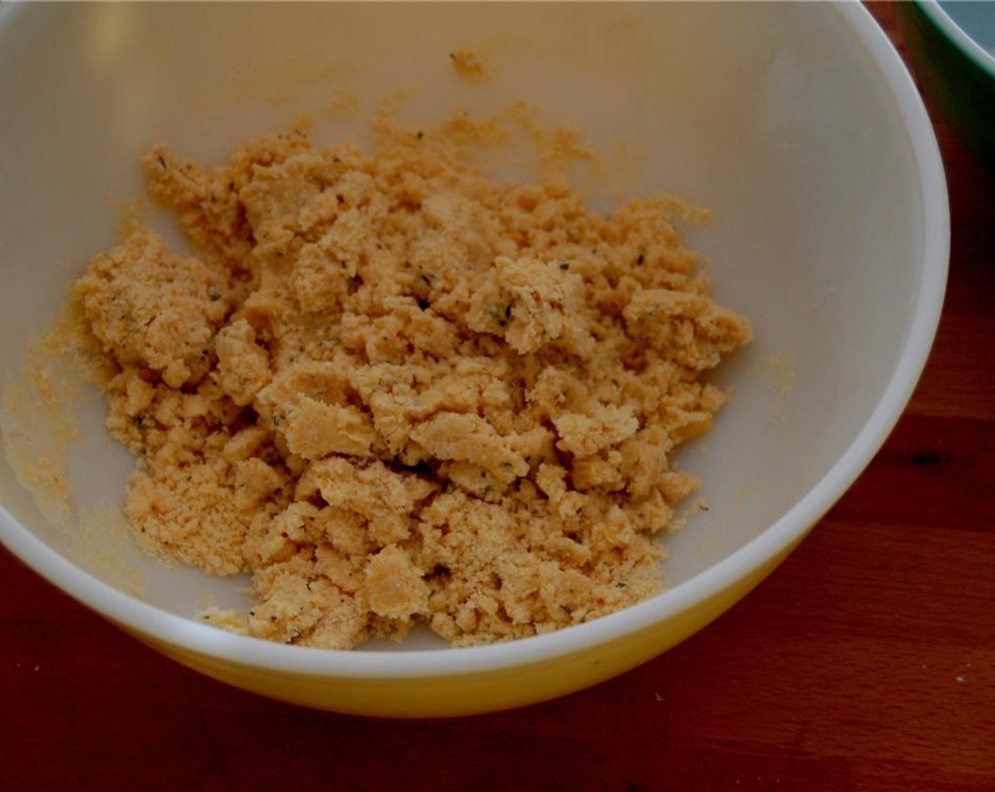 step 5 Add the flour mixture to the bowl containing the sugar and butter mix and mix together until dry and crumbly.