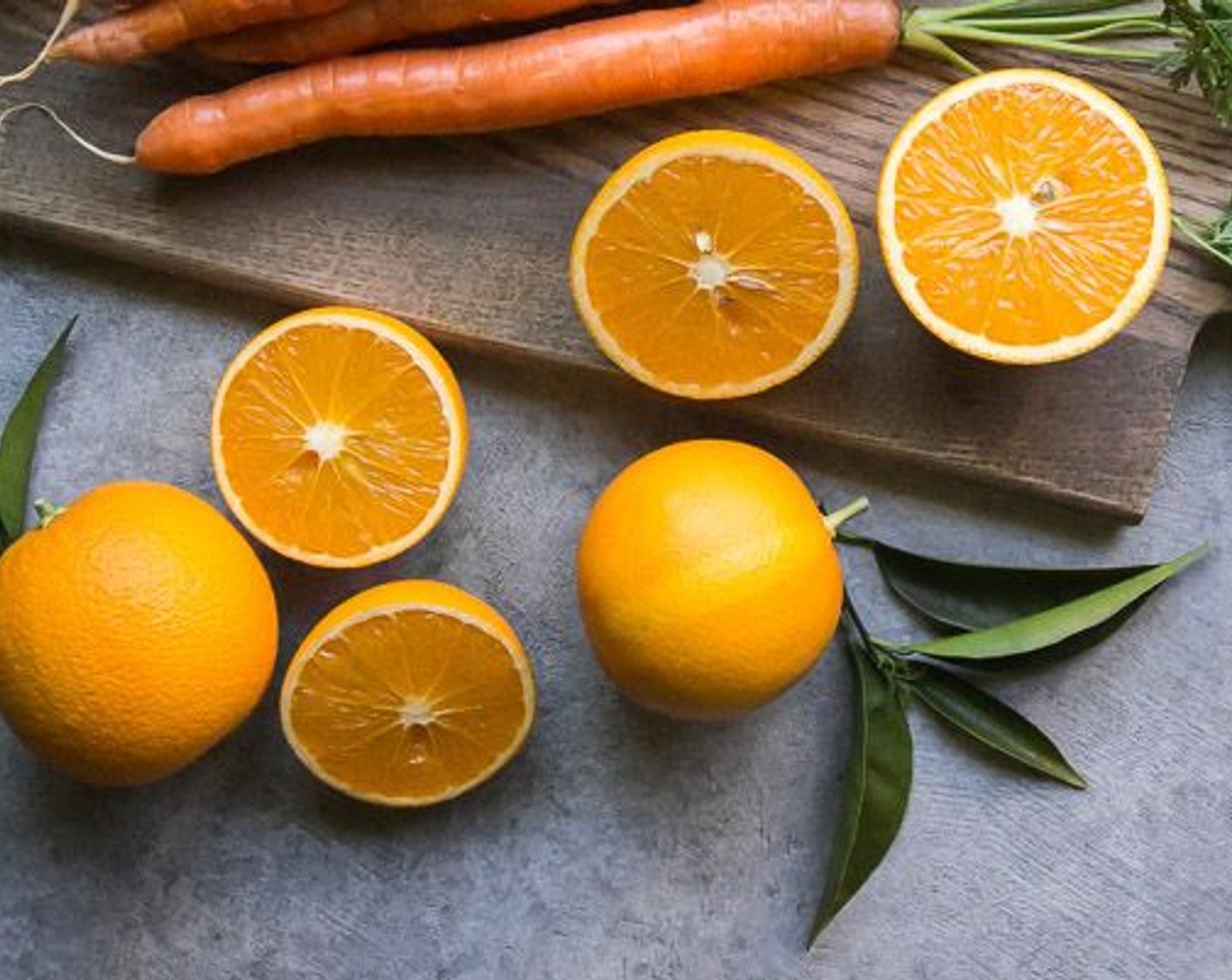 step 1 Start by juicing your Oranges (3).