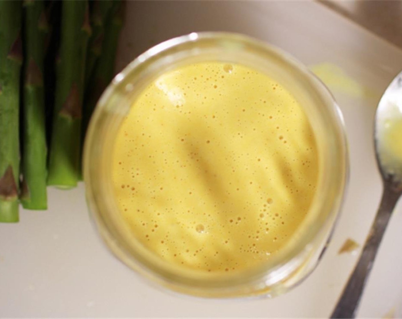 step 3 Serve immediately over steamed asparagus or store in a jar. Enjoy!