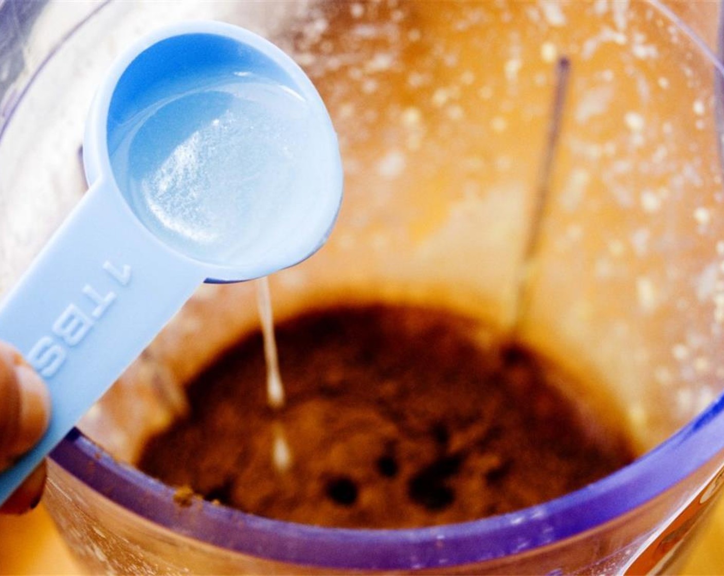 step 5 Then, add the Coconut Oil (2 Tbsp) and blend until smooth.