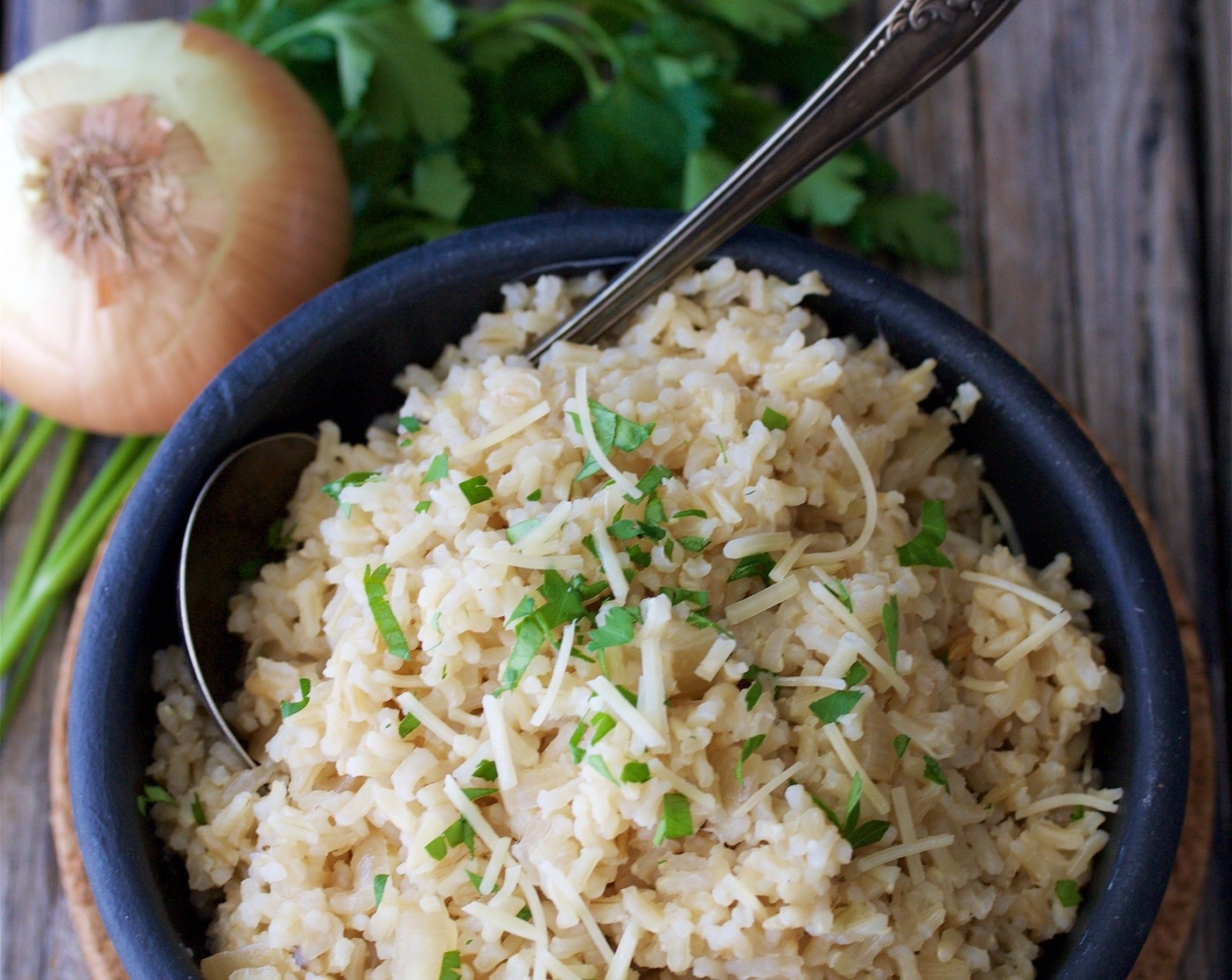 Parmesan Rice Pilaf