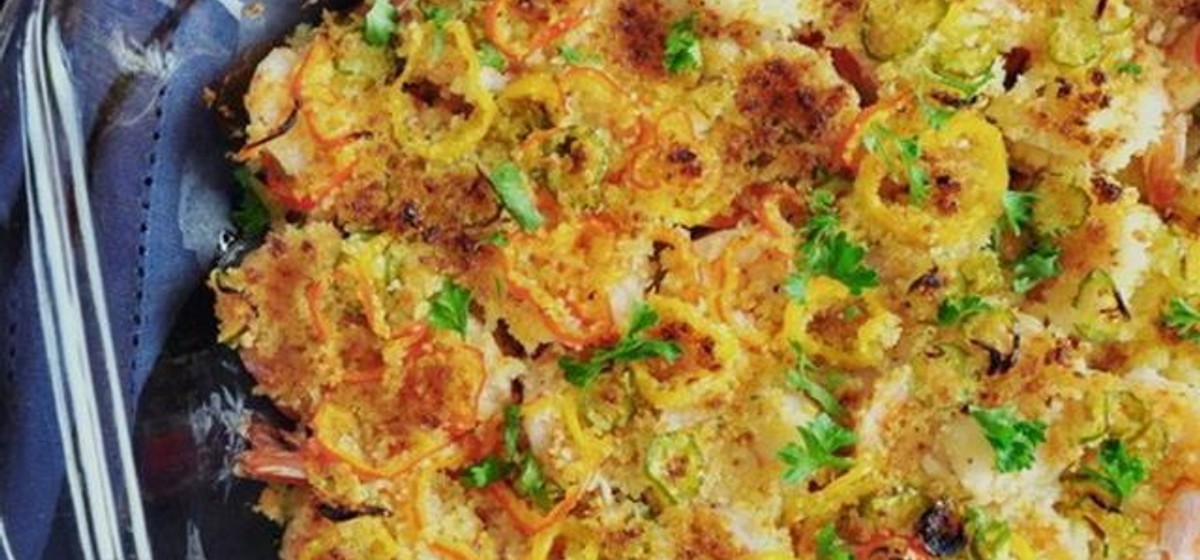 Spicy Garlic Pepper Baked Shrimp Recipe | SideChef