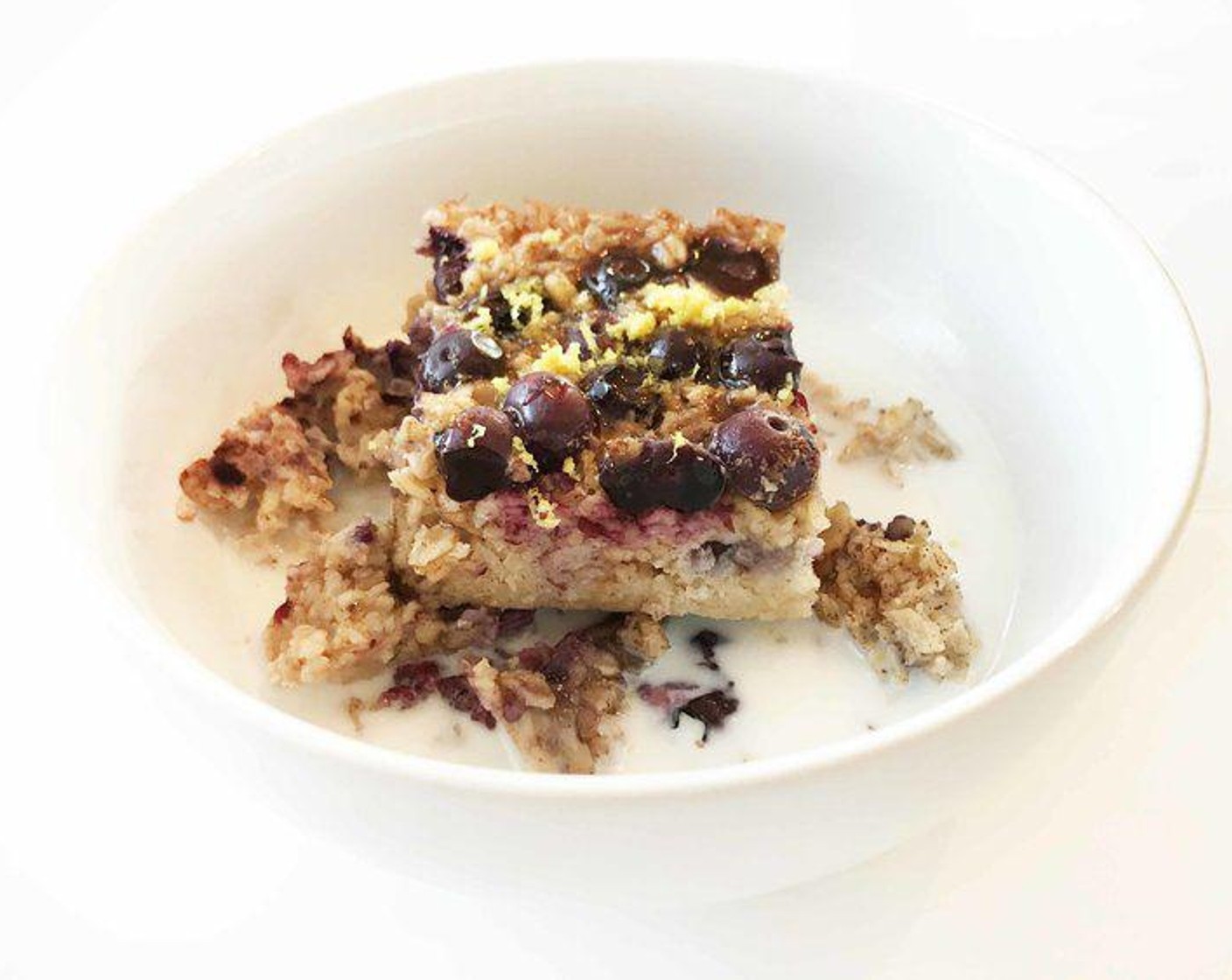 Blueberry Lemon Baked Oatmeal