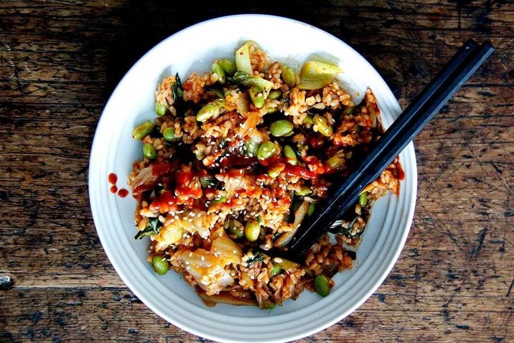Easy Vegan Kimchi Fried Rice Recipe | SideChef