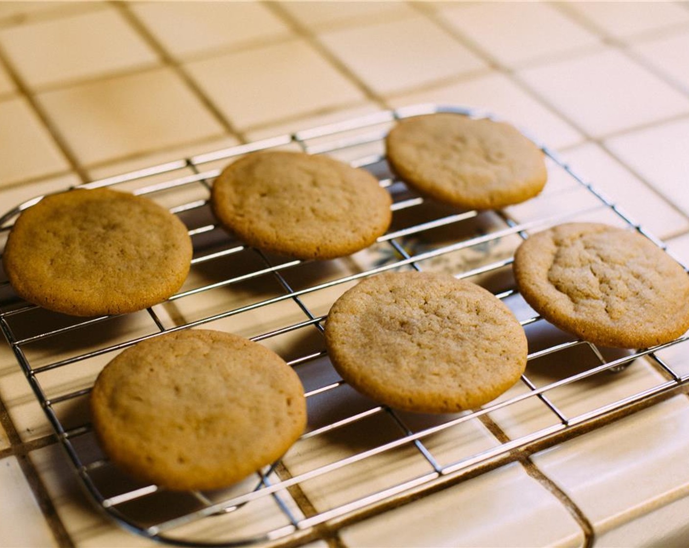 step 8 Immediately transfer cookies to a cooling rack. Cool for 1 hour before serving.