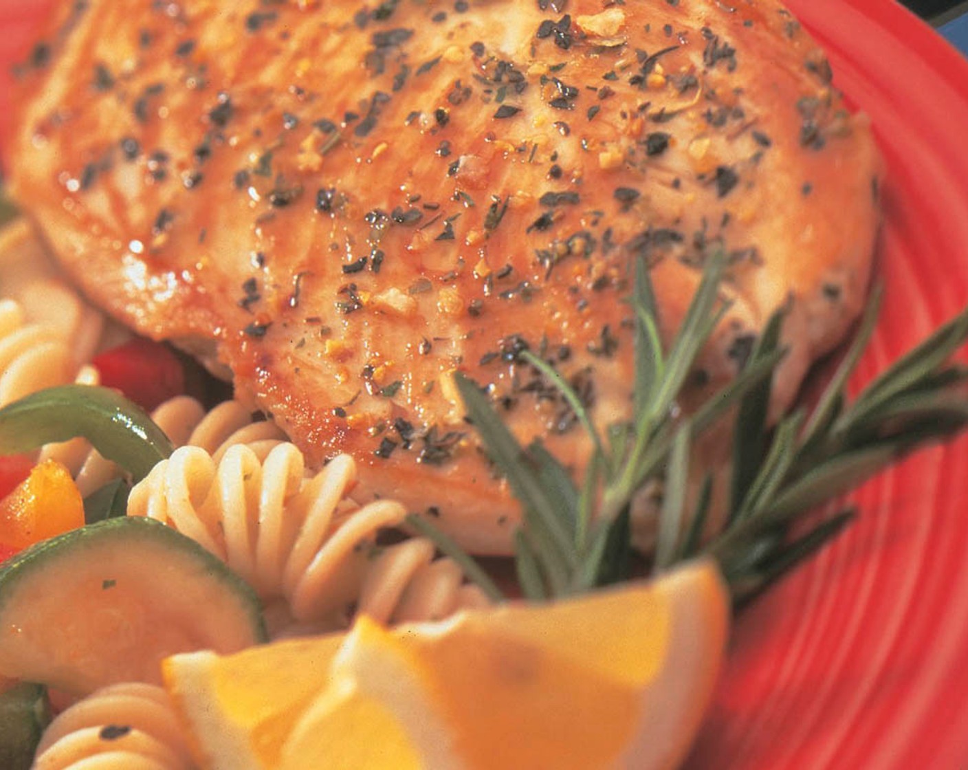 step 3 Broil on high or grill over medium heat for 5 to 7 minutes per side or until the chicken is cooked through. Garnish with lemon wedges.