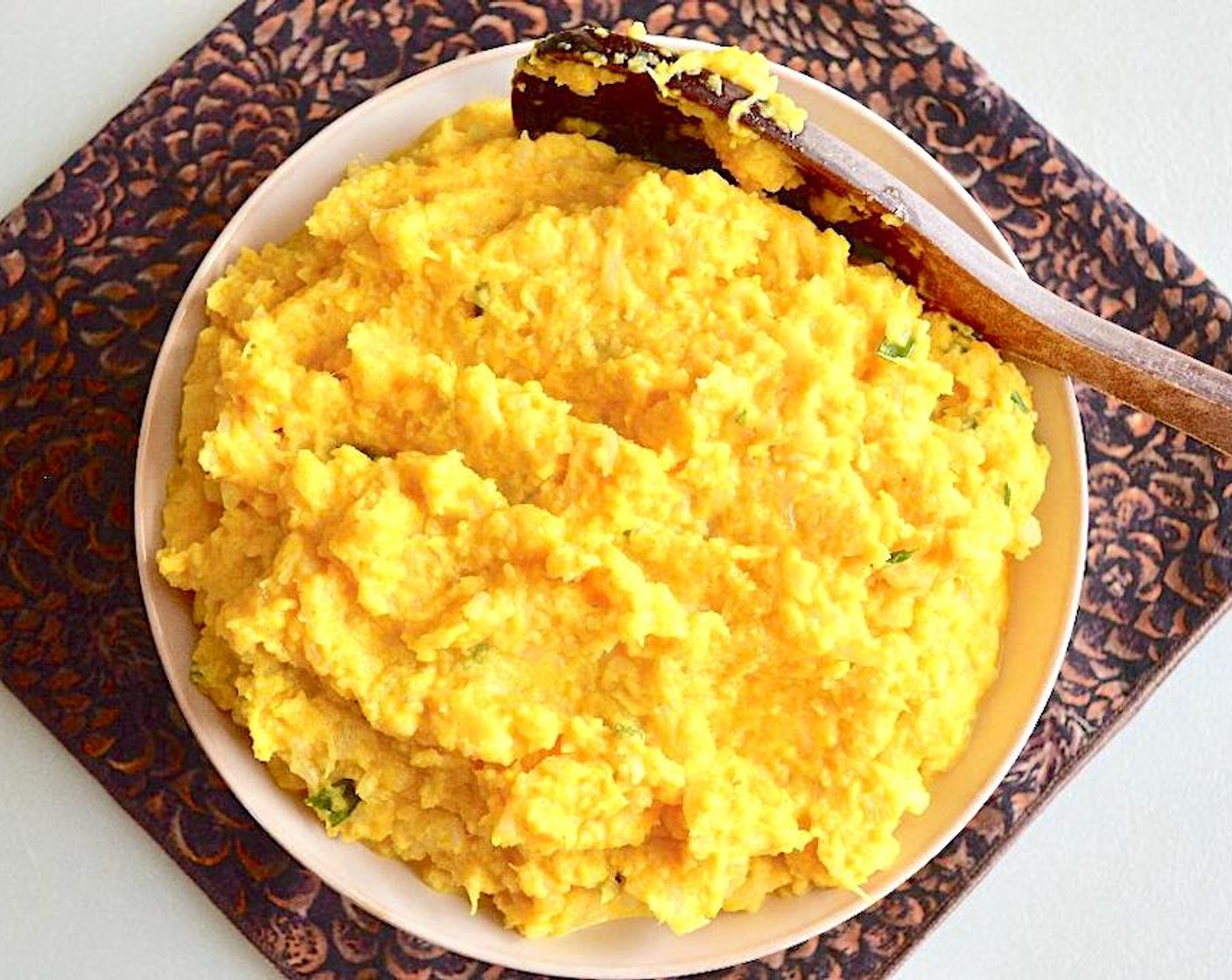 Cheesy Mashed Cauliflower