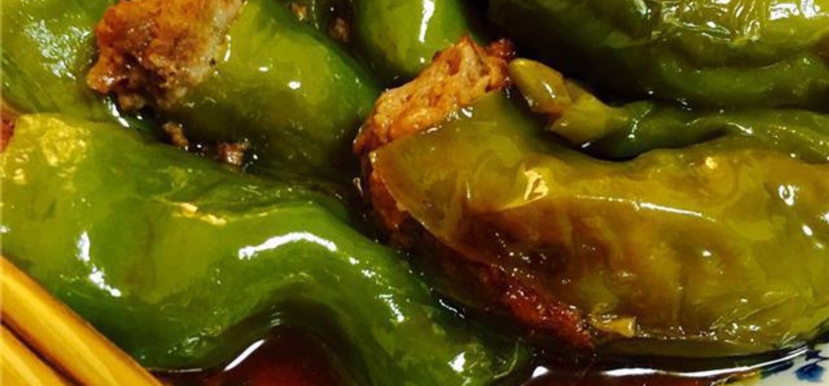 Japanese Stuffed Green Peppers Recipe | SideChef