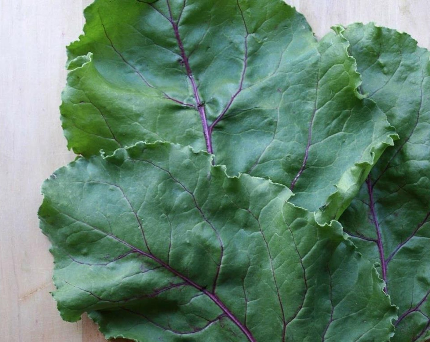 step 4 Finely slice the beet greens (3 to 4 leaves or 1 cup).