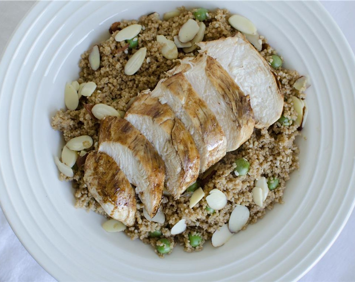 Soy-Glazed Chicken with Asparagus & Pea Couscous