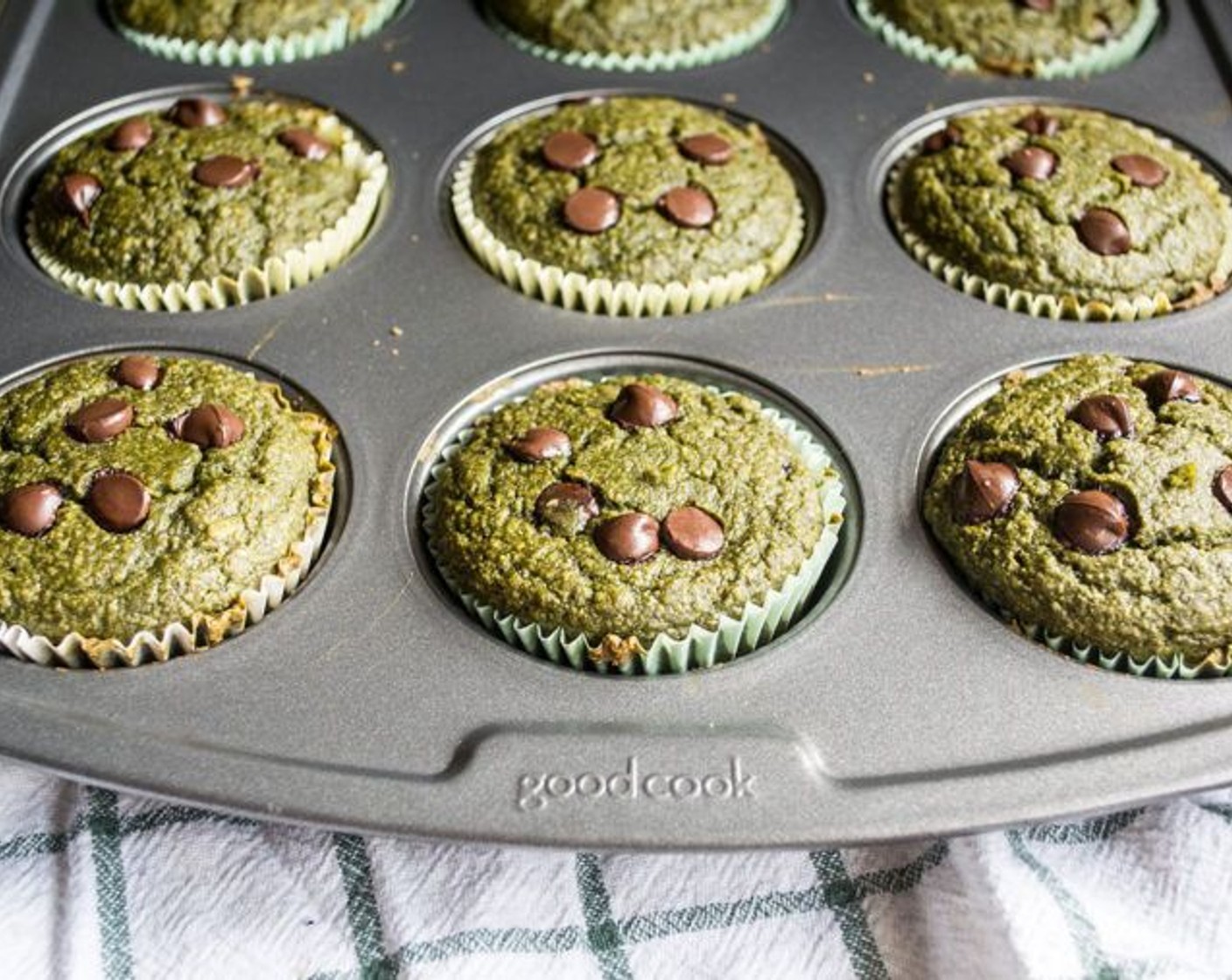 step 8 Top with reserved chocolate chips and bake 17 to 18 minutes or until toothpick is inserted in the center and comes out clean.