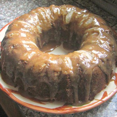Apple Cinnamon Cake with Maple and Walnut Glaze Recipe | SideChef