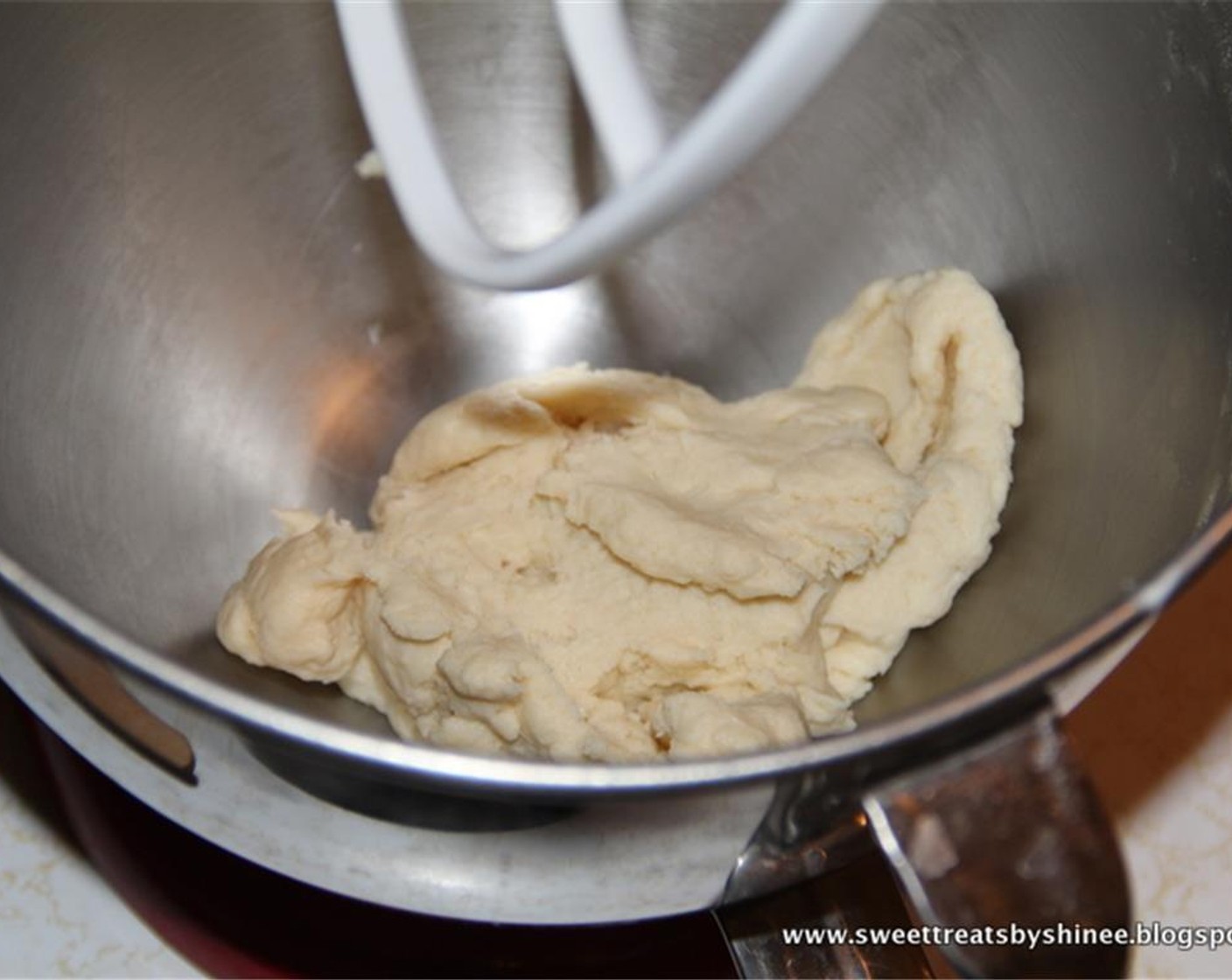 step 2 Add All-Purpose Flour (3/4 cup) and continue mixing for another 1-2 minutes.