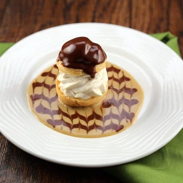 Irish Coffee Profiteroles with Chocolate Whiskey Sauce Recipe | SideChef