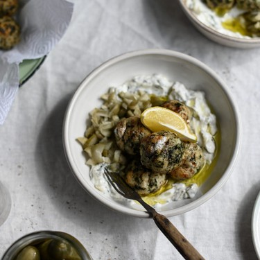 Herbed Hake Polpette with Dill Yogurt Recipe | SideChef