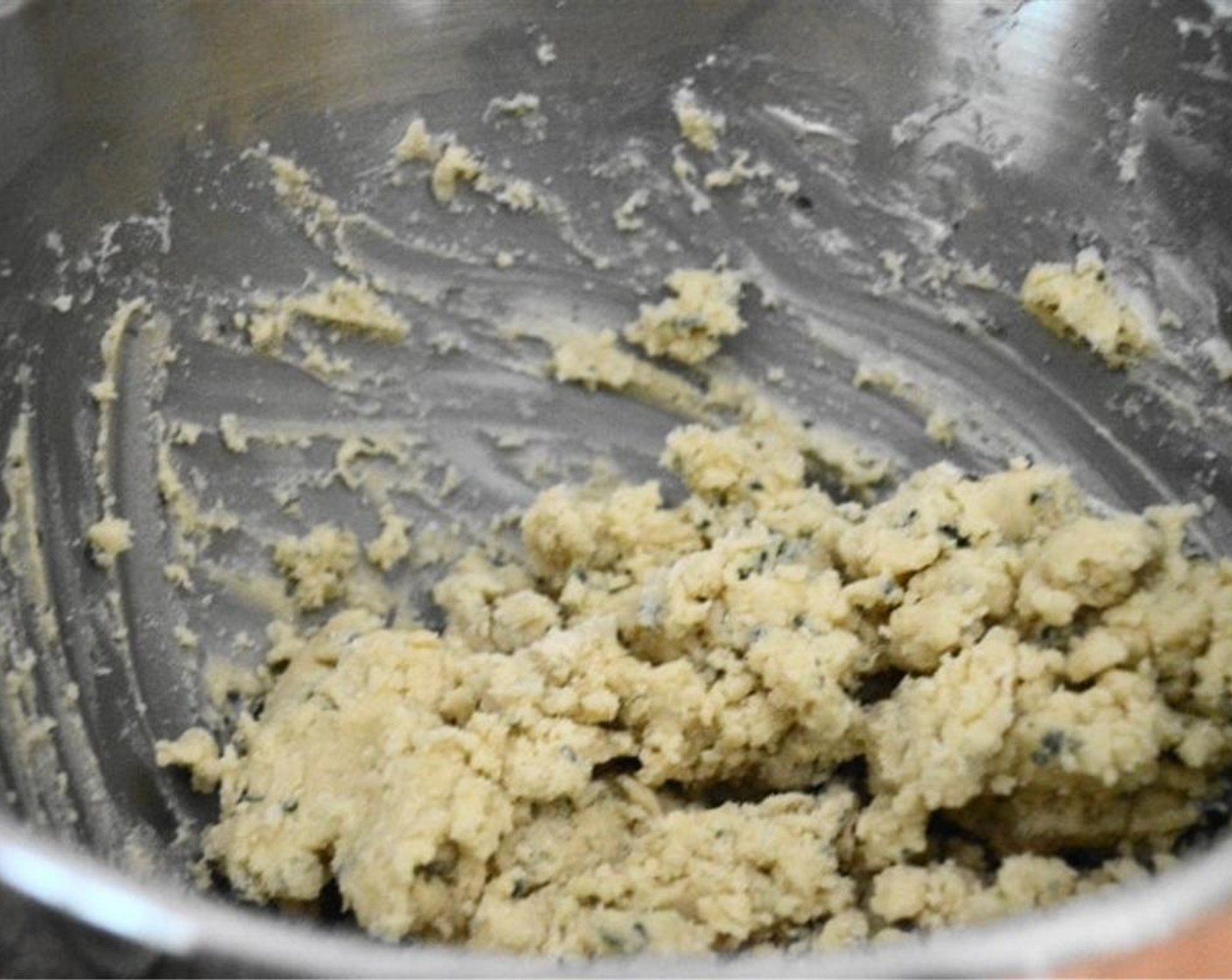 step 2 Add Parmesan Cheese (2/3 cup), Fresh Basil (1/3 cup), Salt (1 pinch), and Olive Oil (2 Tbsp). Let them get completely mixed in.