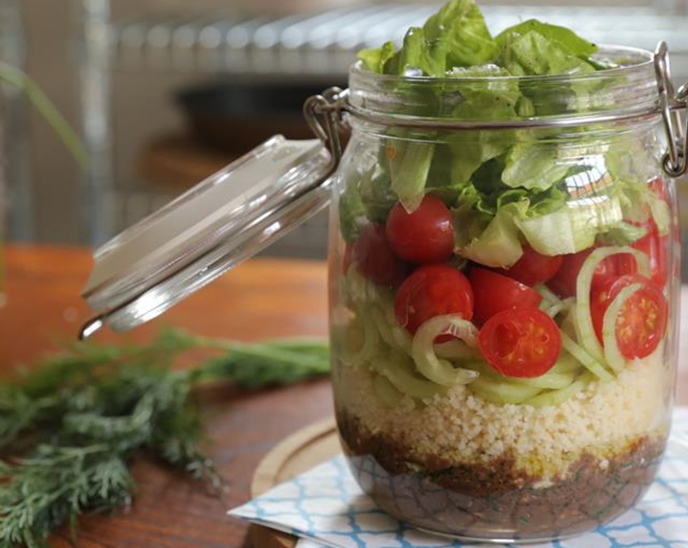 Greek Salad Jar