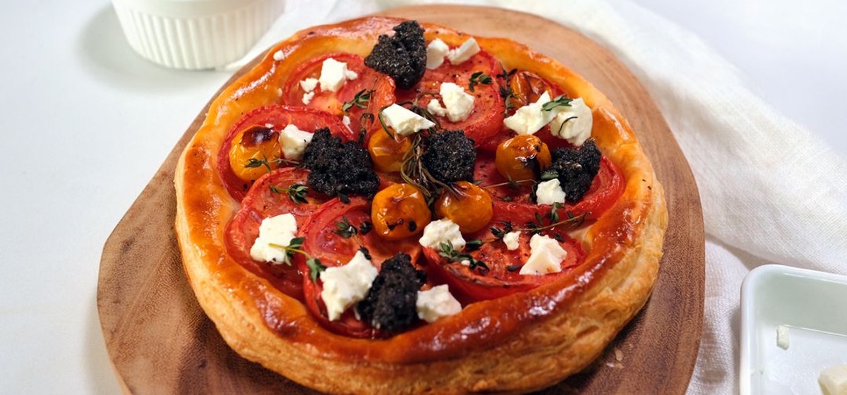 Tomato Tart with Olive Tapenade Recipe | SideChef