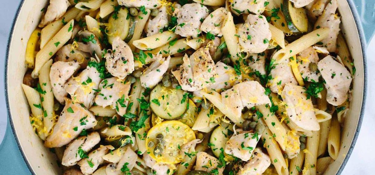 Chicken Piccata with Penne Pasta Recipe | SideChef