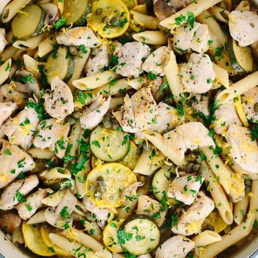 Chicken Piccata with Penne Pasta Recipe | SideChef