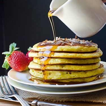 Coconut Orange Buttermilk Pancakes Recipe | SideChef