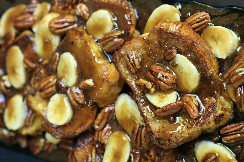 Bananas Foster French Toast Recipe SideChef