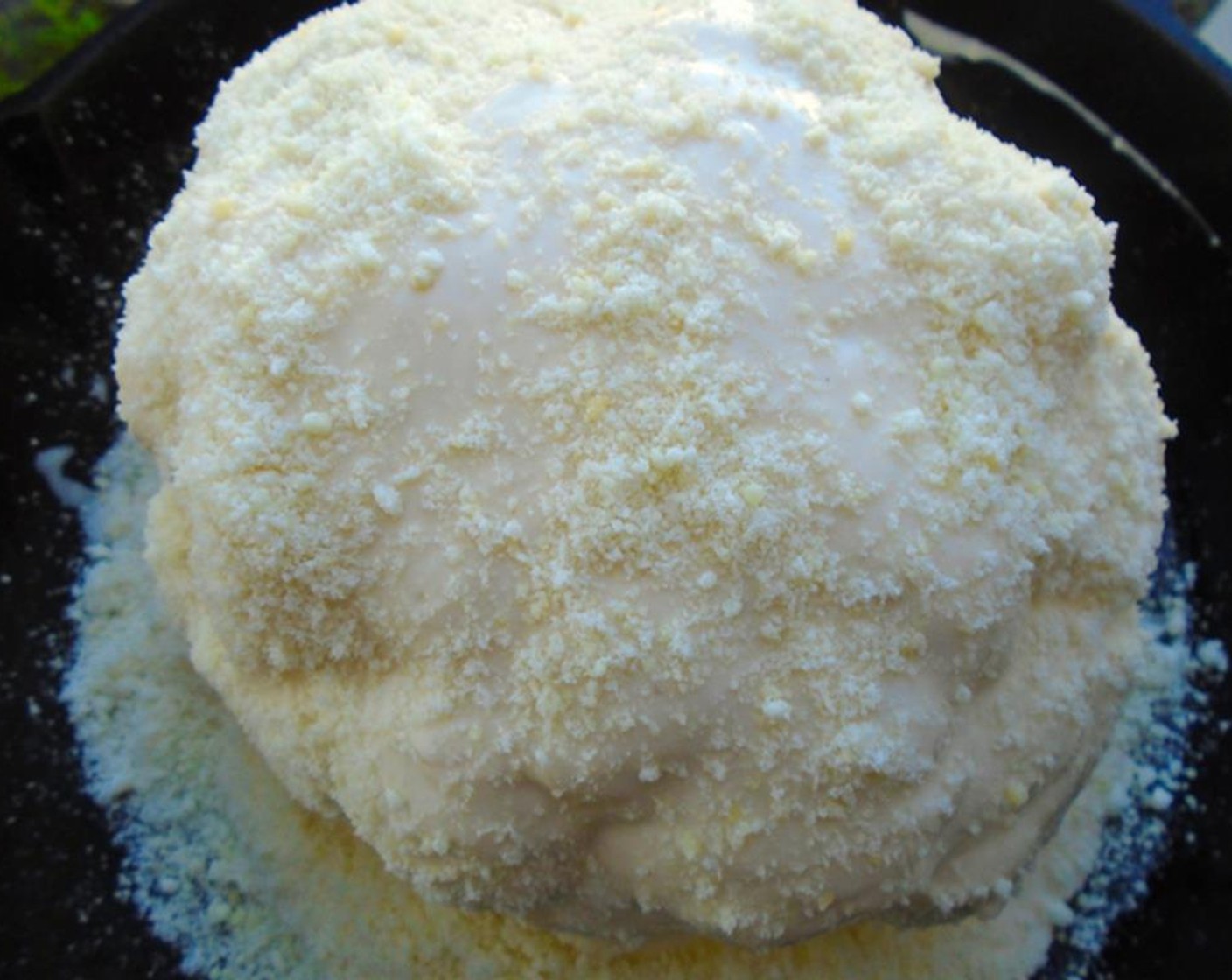 step 10 Sprinkle with the Parmesan Cheese (4 Tbsp).