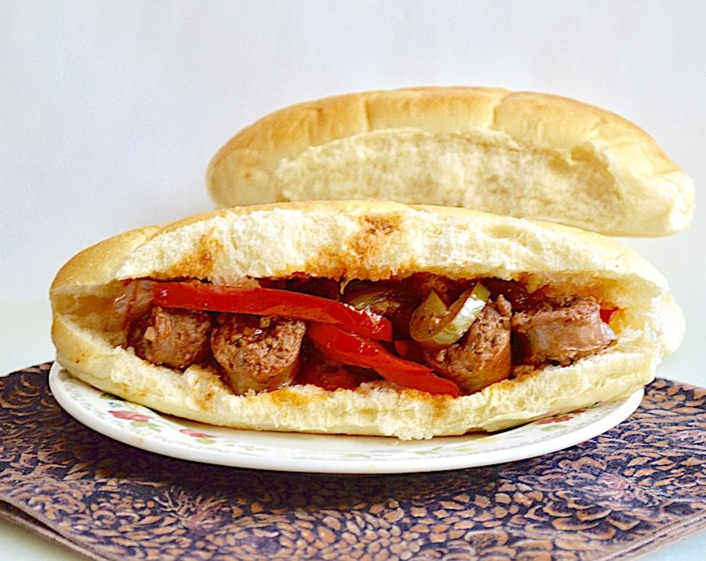 Sausage, Pepper and Onion Sandwiches