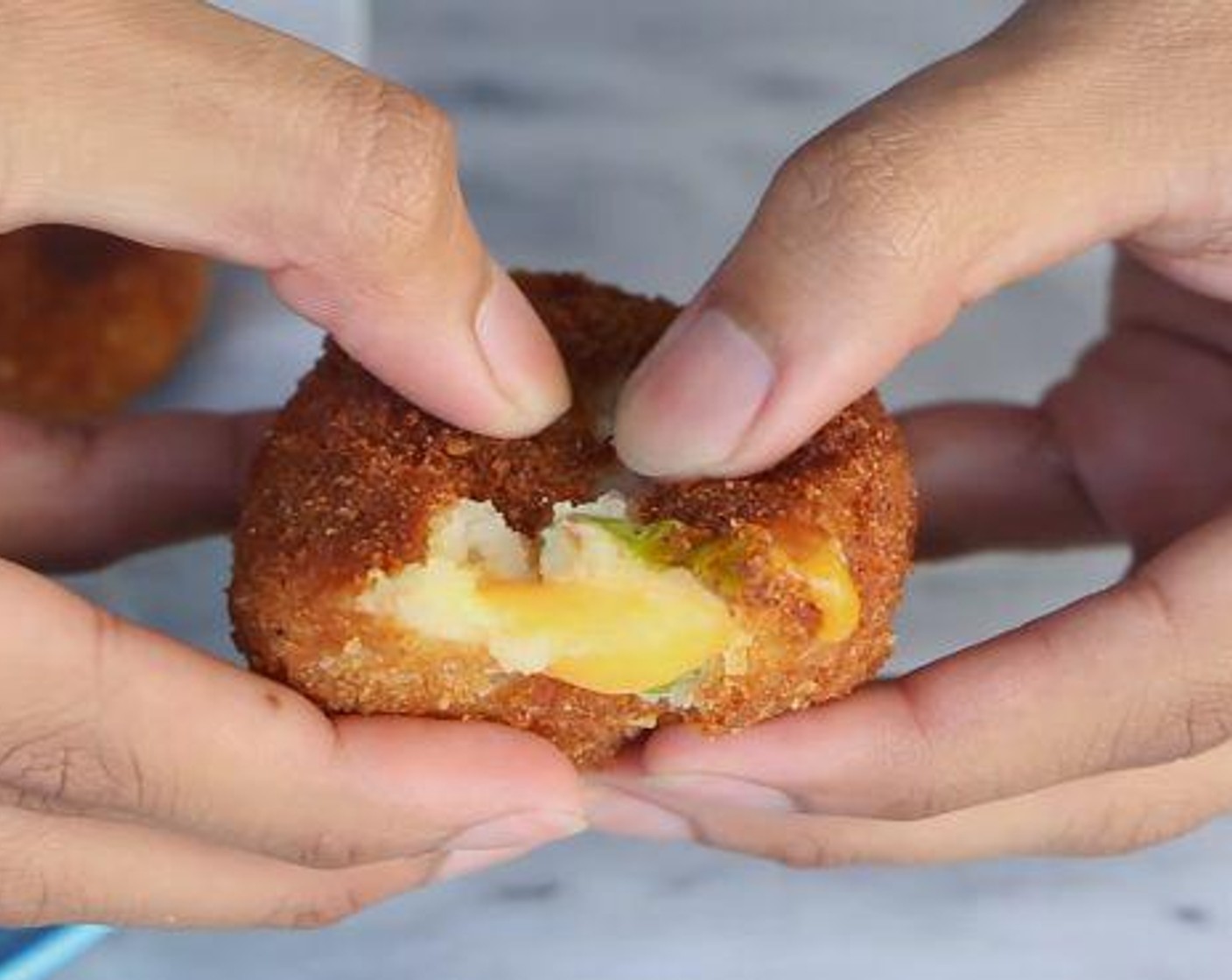 Cheese Stuffed Potato Balls