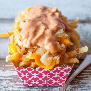 Vegan Animal Style Fries Recipe | SideChef