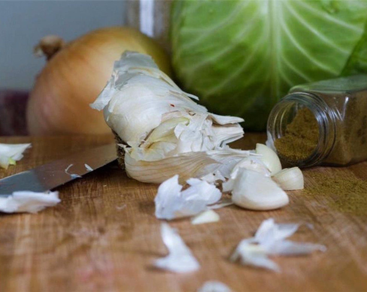 step 2 Add Garlic (3 cloves) and cook for 1 minute.