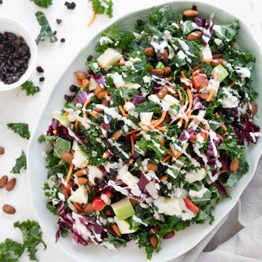 Creamy & Dreamy Colorful Kale Salad Recipe | SideChef