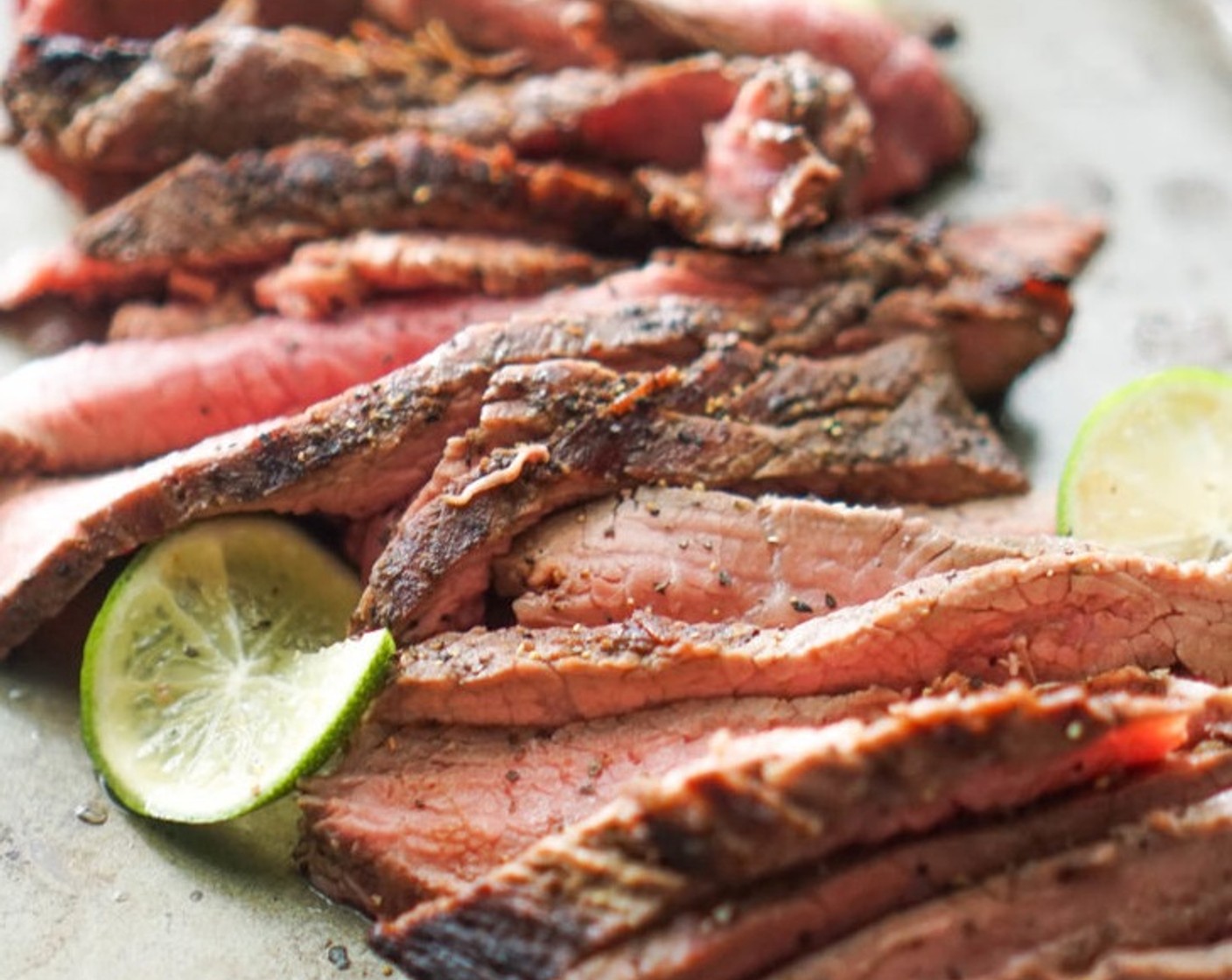 step 7 Remove from the grill and allow to rest for 10 minutes before slicing. Slice the meat in thin strips against the grain.