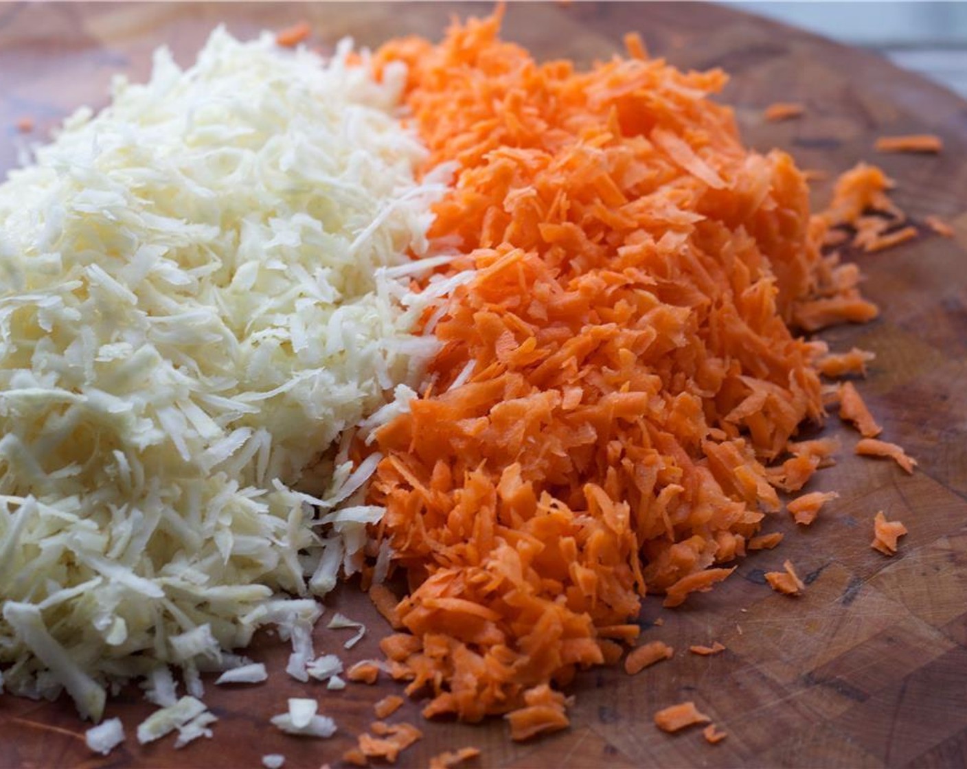 step 1 Peel and coarsely grate the Carrots (1 1/2 cups) and Celery Root (8 oz). Add to a large mixing bowl.