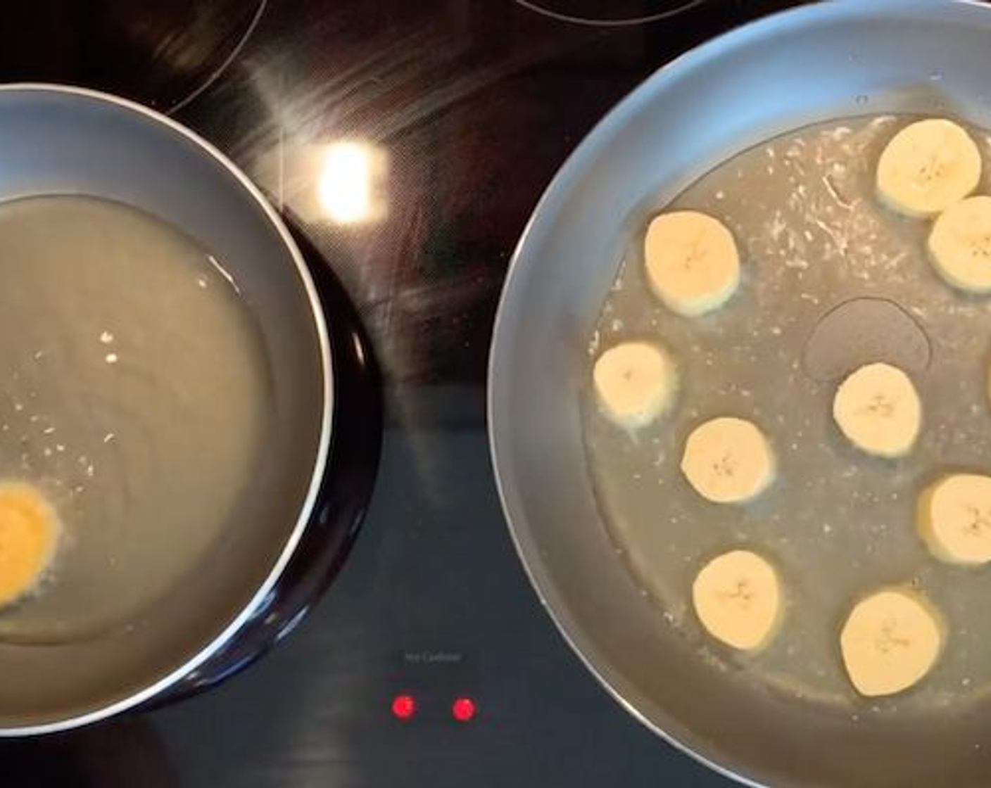 step 3 Fry green plantain for about 1 minute on each side and set aside. At the same time, fry yellow plantain until each side is nice and golden. Set aside until serving.