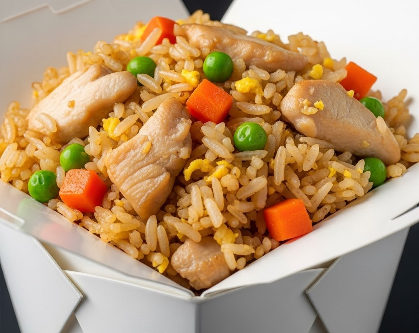 Super Fast Chicken Fried Rice